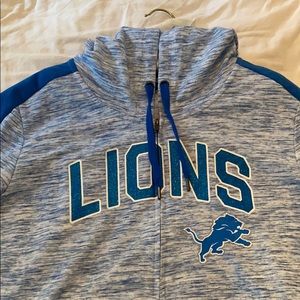 NWT Detroit Lions Zip Up Hoodie/Sweatshirt